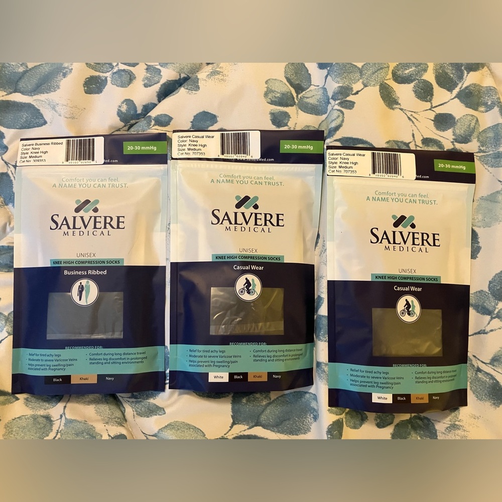 Salvere Medical Knee High Compression Socks